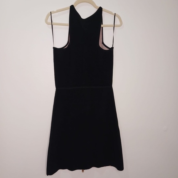 AS by DF Bound Zipper Front Dress, Black w/ Gold Zipper, Size Medium #16 - Picture 3 of 7